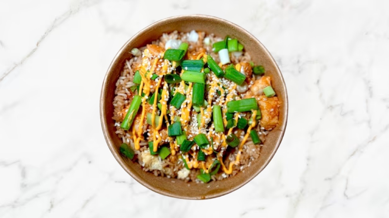 Honey Garlic Chicken w/ Fried Rice